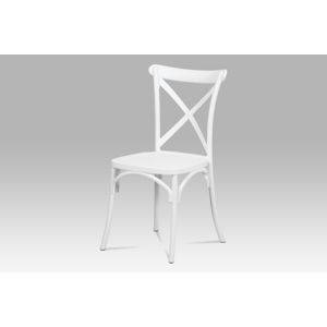 Jídelní židle CT-830 WT, bílý plast