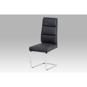 Jídelní židle DCH-188 GREY, šedá koženka