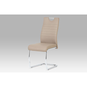 Jídelní židle DIXIRED, cappuccino/chrom