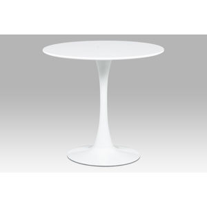Kulatý jídelní stůl průměr 80 cm DT-580 WT, bílá