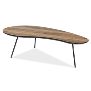 Konferenční stolek ENVO A, ořech/černá