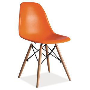 Jídelní židle ENZO, oranžová