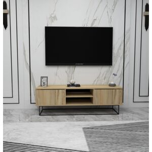 Televizní stolek ARMANDO 140 cm, dub/černá