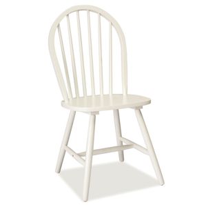 Jídelní dřevěná židle FIERO, bílá