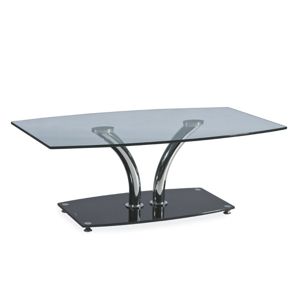 Konferenční stolek KENZO B, sklo/chrom