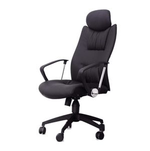 Kancelářská židle Q-091 černá ekokůže