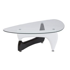 Konferenční stolek OMEGA II černá/bílá