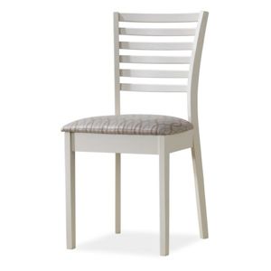 Jídelní čalouněná židle MA-SC, bílá