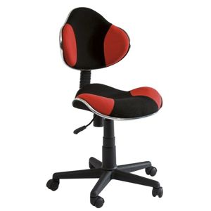 Kancelářská židle PEDROZA, černá/červená