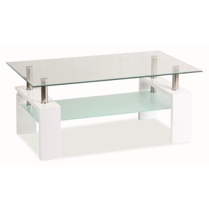 LISA BASIC, konferenční stolek, bílý