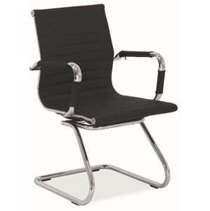 Kancelářská židle Q-123 černá ekokůže
