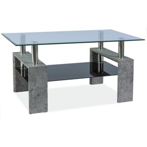 Konferenční stolek MOLUNAT 3, šedý kámen