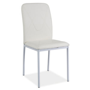 Jídelní čalouněná židle H-623, bílá