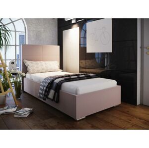 Čalouněná postel SOFIE 4 80X200 cm, růžová látka