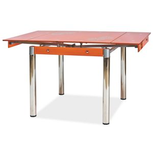 Jídelní rozkládací stůl GD-082, oranžový
