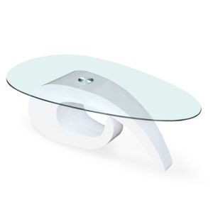 Konferenční stolek GERDA, bílý