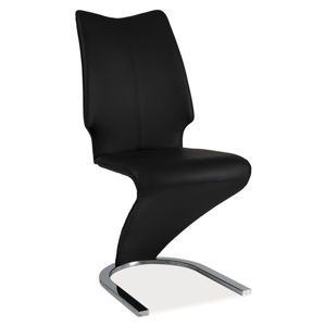 Jídelní čalouněná židle H-050, černá