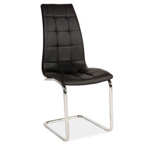Jídelní čalouněná židle H-103, černá
