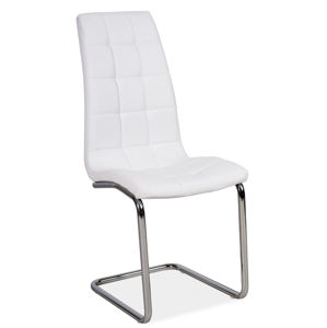 Jídelní čalouněná židle H-103, bílá