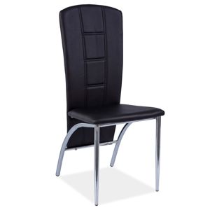 Jídelní čalouněná židle H-120, černá