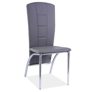 Jídelní čalouněná židle H-120, šedá