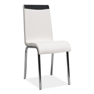 Jídelní čalouněná židle H-161, bílá