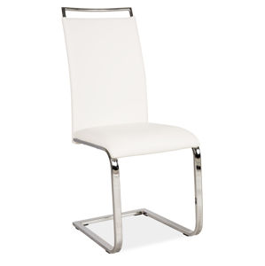 Jídelní čalouněná židle H-334, bílá