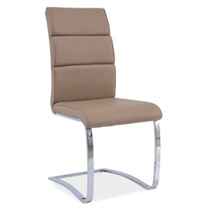 Jídelní čalouněná židle H-456, tmavě béžová