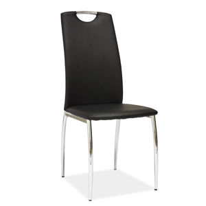 Jídelní čalouněná židle H-622, černá