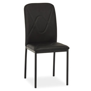 Jídelní čalouněná židle H-623, černá