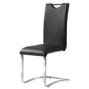 Jídelní čalouněná židle PAZIN, černá