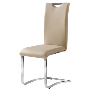 Jídelní čalouněná židle H-790, tmavě béžová
