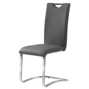 Jídelní čalouněná židle H-790, šedá