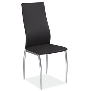Jídelní čalouněná židle H-801, černá