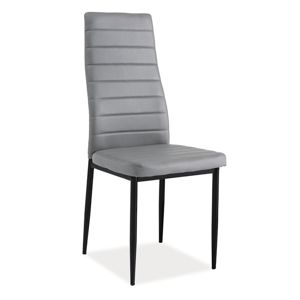 Jídelní čalouněná židle H-261 BIS C, šedá/černá