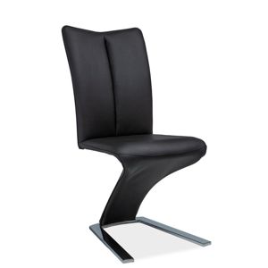 Jídelní čalouněná židle H-040, černá