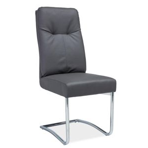 Čalouněná židle H-340, šedá
