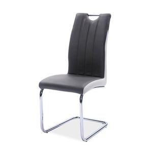 Jídelní čalouněná židle H-342, šedá/světlá šedá