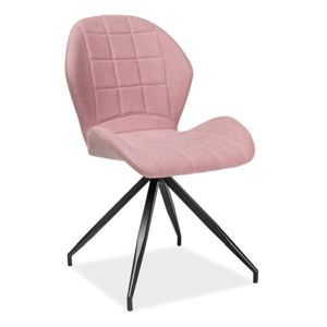 Jídelní čalouněná židle HALS II, růžová