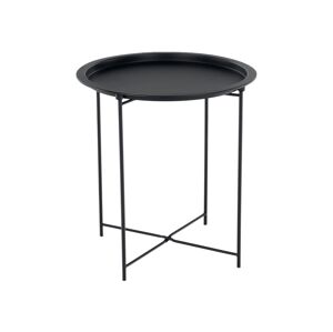 Příruční stolek RADOMI s odnímatelným tácem, černá Z EXPOZICE PRODEJNY, II. jakost