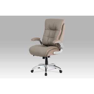Kancelářská židle KA-A176 LAN, lanýžová koženka