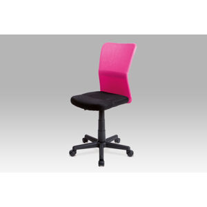 Dětská židle BORIS, černá / růžová
