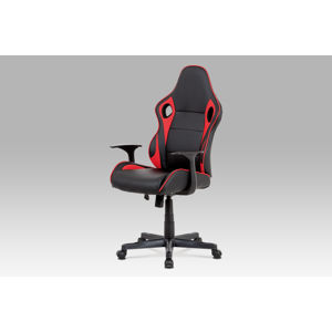 Kancelářská židle HOTTONIA, černá/červená