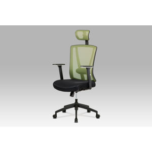 Kancelářská židle AGOPOR, černá/zelená