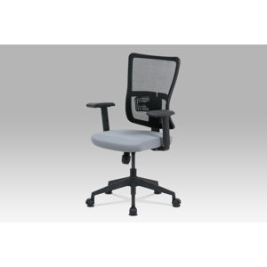 Kancelářská židle KA-M02 GREY, šedá/černá