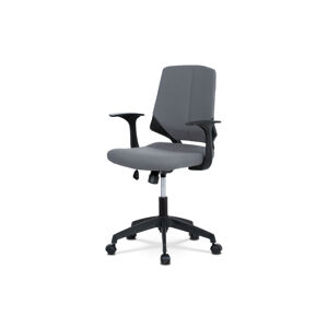 Kancelářská židle LIVITACA, šedá látka/černý plast