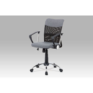 Kancelářská židle KA-V202 GREY, šedá látka