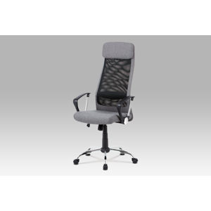 Kancelářská židle DISPAR, šedá/černá