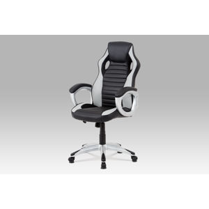Kancelářská židle KA-V507 GREY, šedá/černá