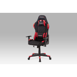 Kancelářská židle KA-V606 RED, červená/černá